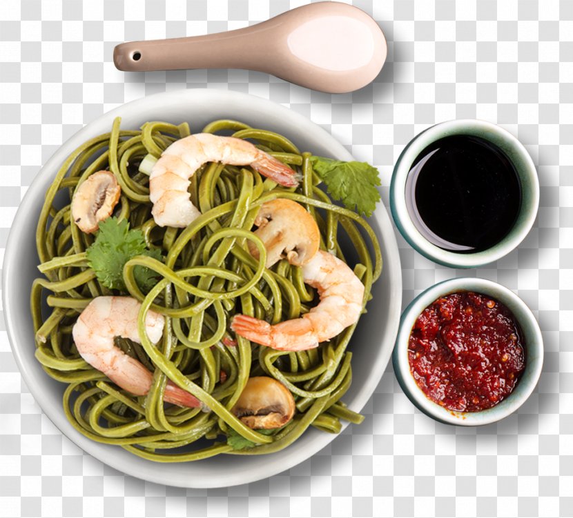 Chinese Noodles Soba Thai Cuisine Vegetarian - Mienoodles - Sauce Bowl Transparent PNG
