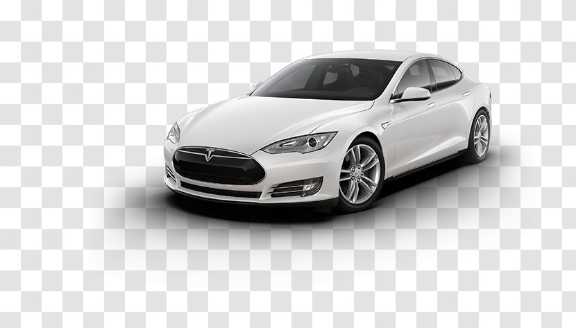 2015 Tesla Model S Motors Car Electric Vehicle - Bumper Transparent PNG