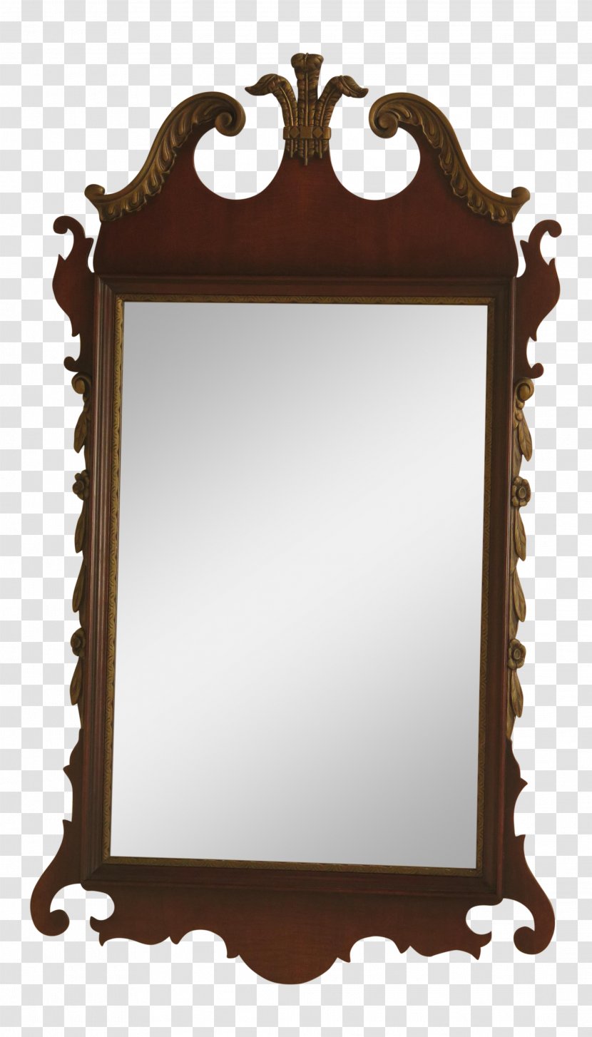 Mirror Chinese Chippendale Mahogany Picture Frames - Auction Transparent PNG