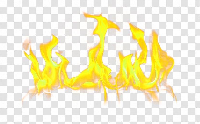 Fire Flame Clip Art - Particle System - Yellow Fresh Effect Element Transparent PNG