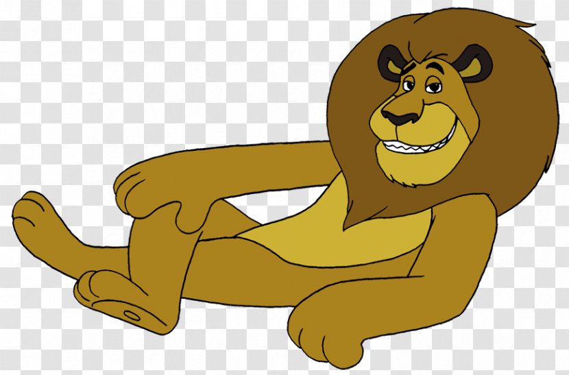 Alex Asiatic Lion Simba Drawing - King Of Animals Transparent PNG