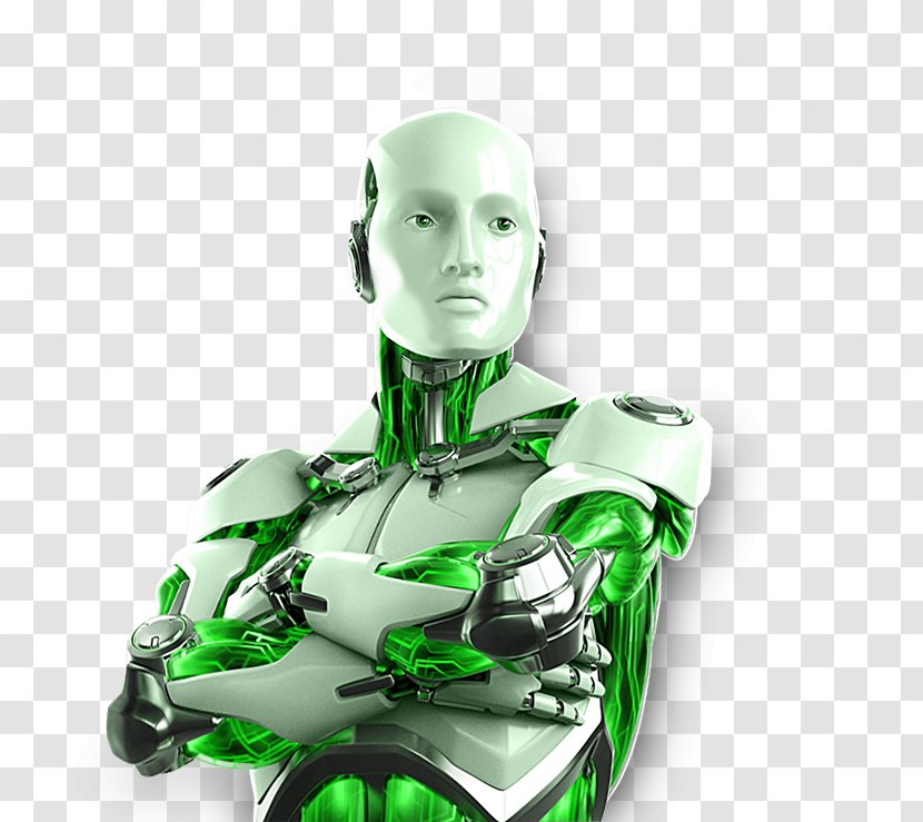 ESET NOD32 Antivirus Software Internet Security Computer Virus - Figurine - Robots Transparent PNG