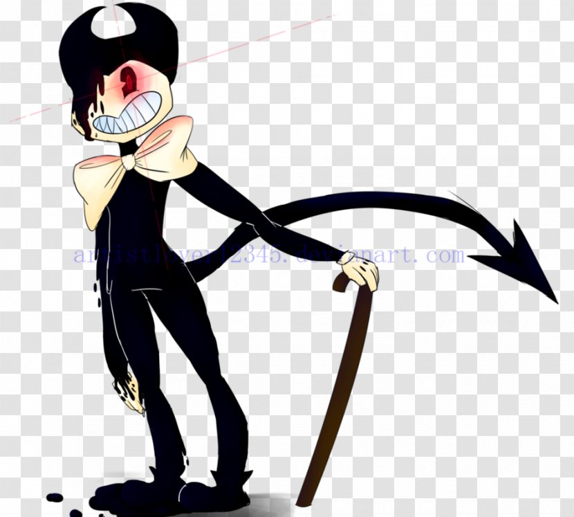 Bendy And The Ink Machine Drawing Dance Demon - Silhouette - Wow Haha Transparent PNG