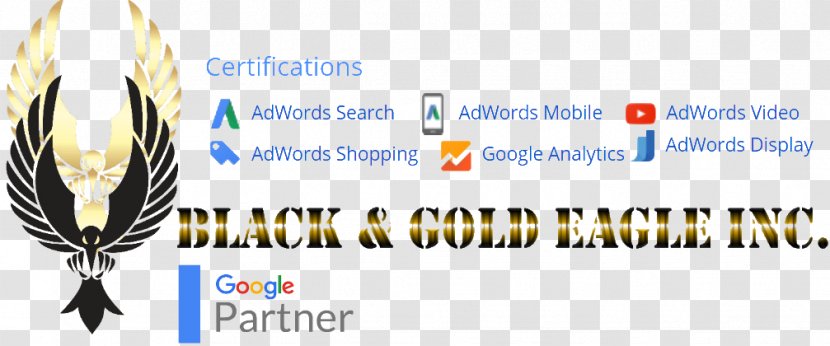 Black And Gold Eagle Inc. Digital Marketing Brand E-commerce - Frame - Security Logo Transparent PNG
