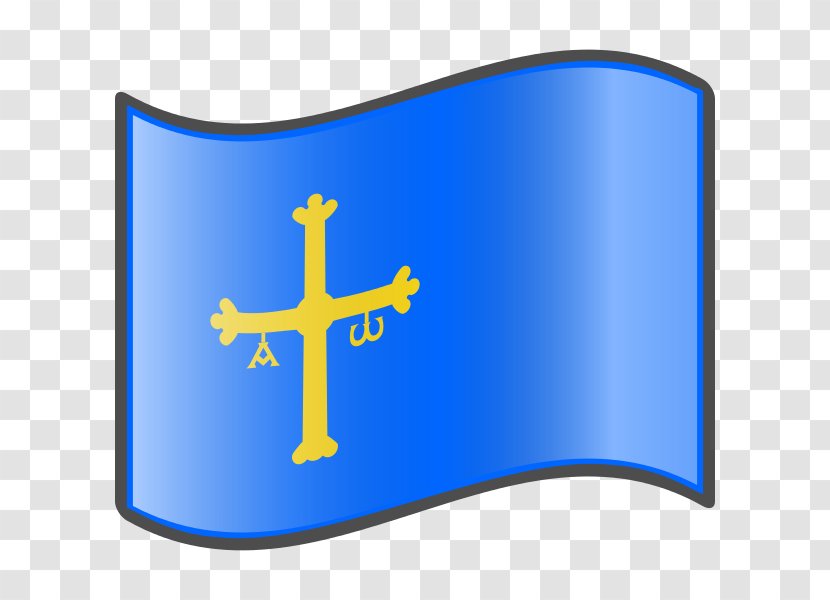 Flag Of Asturias Victory Cross Autonomous Communities Spain Asturian Transparent PNG