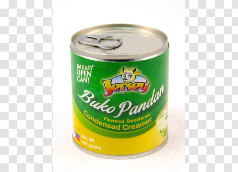 Evaporated Milk Buko Pie Cream Tin Can - Recipe - Pandan Transparent PNG