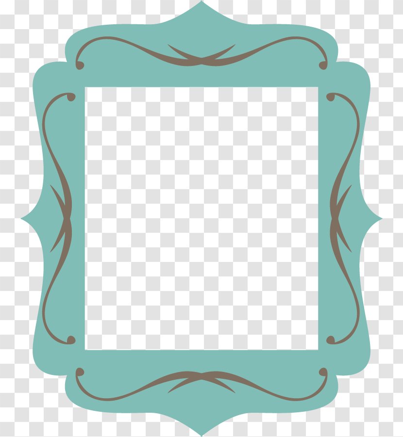 Picture Frame Free Content Website Clip Art - Teal - Framing Cliparts Transparent PNG