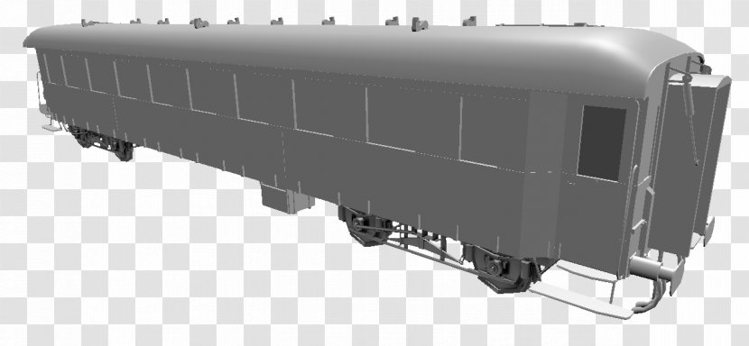 Passenger Car Railroad Rail Transport Transparent PNG