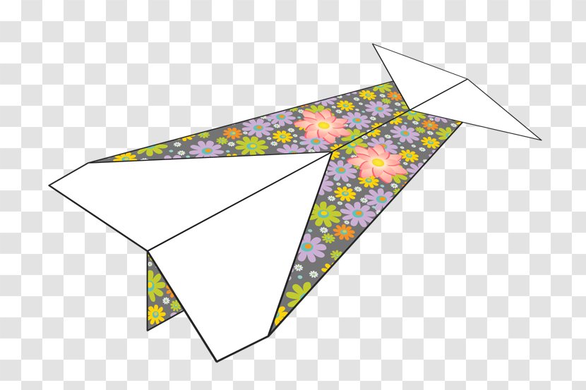 Paper Plane Airplane Flight Wing - Fold Paperrplane Transparent PNG