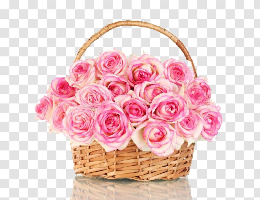 Flower Bouquet Rose Pink Stock Photography - Flowers - Opened Baskets Creative Background Transparent PNG