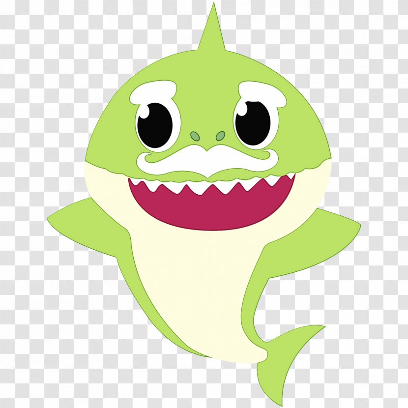 Baby Shark - Smile - Smiley Plant Transparent PNG