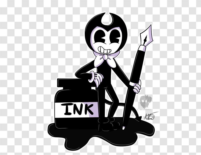 Bendy And The Ink Machine Drawing TheMeatly Games Bacon Soup Fan Art - Digital Transparent PNG