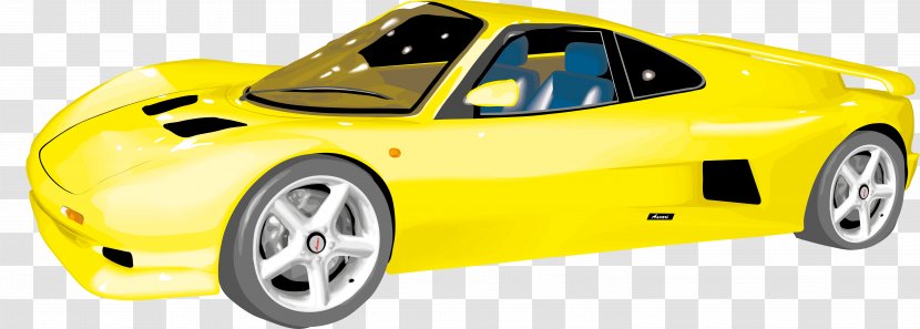 Sports Car Download - Yellow Transparent PNG