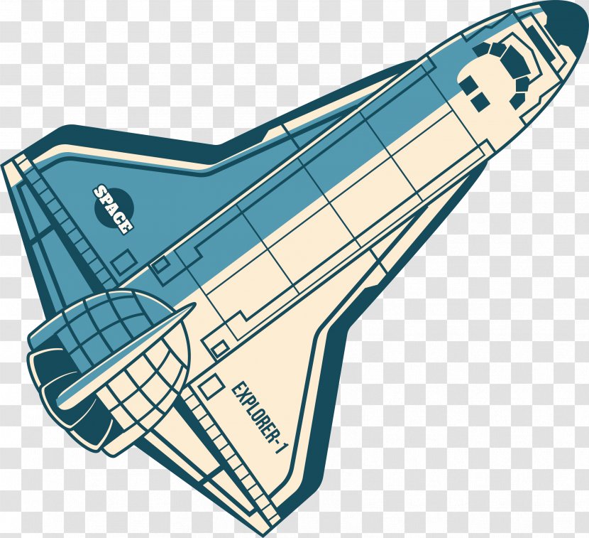 Outer Space Pixel - Drawing - Battleship Transparent PNG