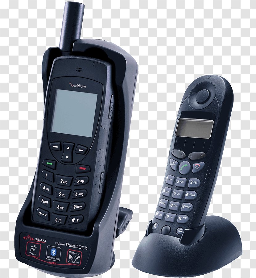 Satellite Phones Iridium Communications Telephone - Numeric Keypad - Blue Beam Transparent PNG