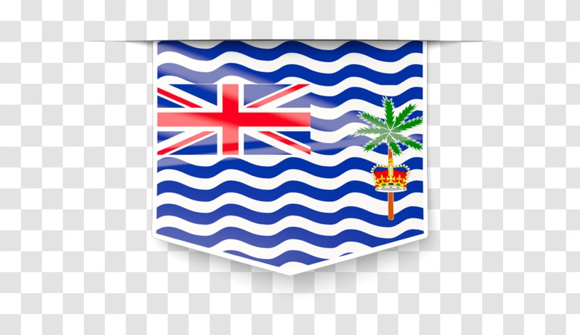 Flag Of The British Indian Ocean Territory Union Jack United States Flags World - Square Label Transparent PNG