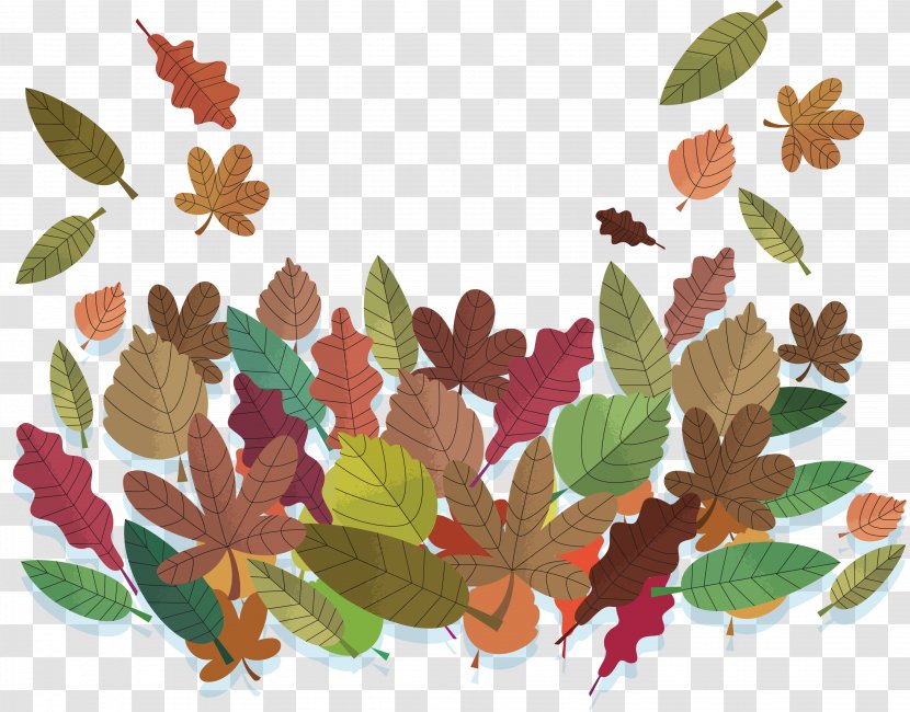 Autumn Poster - Designer - Leaves Transparent PNG