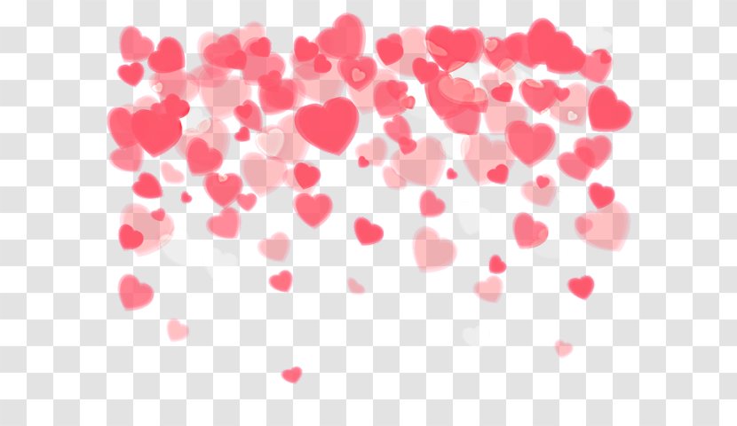 Valentines Day Heart - Romance - Petal Red Transparent PNG