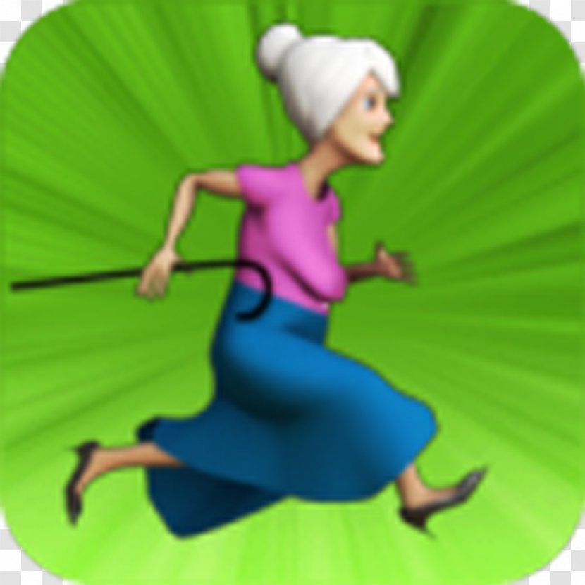 Yolo Granny Run Bouncy Frog Chasing Zombies Endless Running - Cartoon - Aerobics Transparent PNG