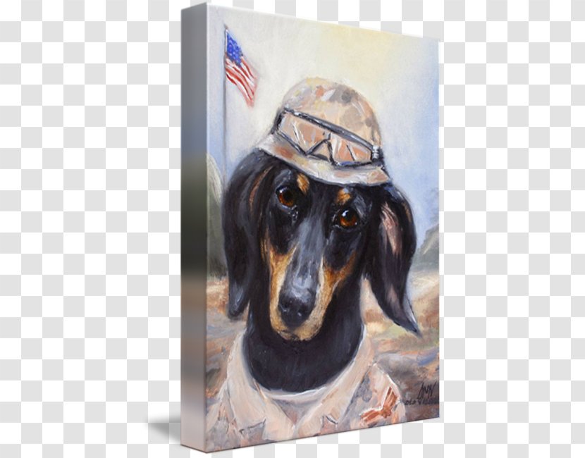 Dachshund Dog Breed Painting Hound Snout Transparent PNG