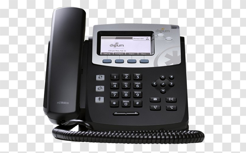 Business Telephone System Digium VoIP Phone Voice Over IP - Automatic Redial Transparent PNG