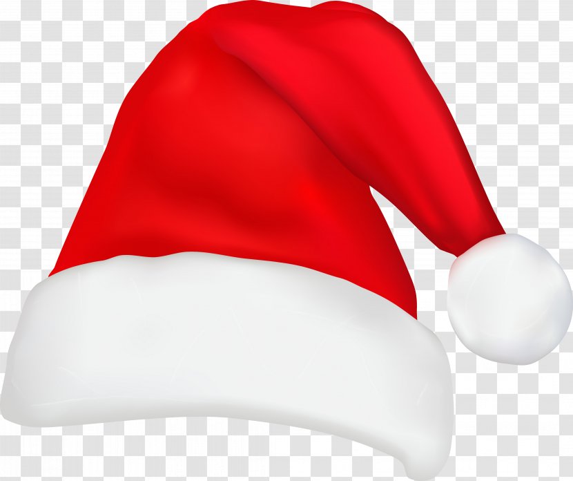 Santa Claus Hat Christmas Knit Cap - Clothing - Bonbones Transparent PNG