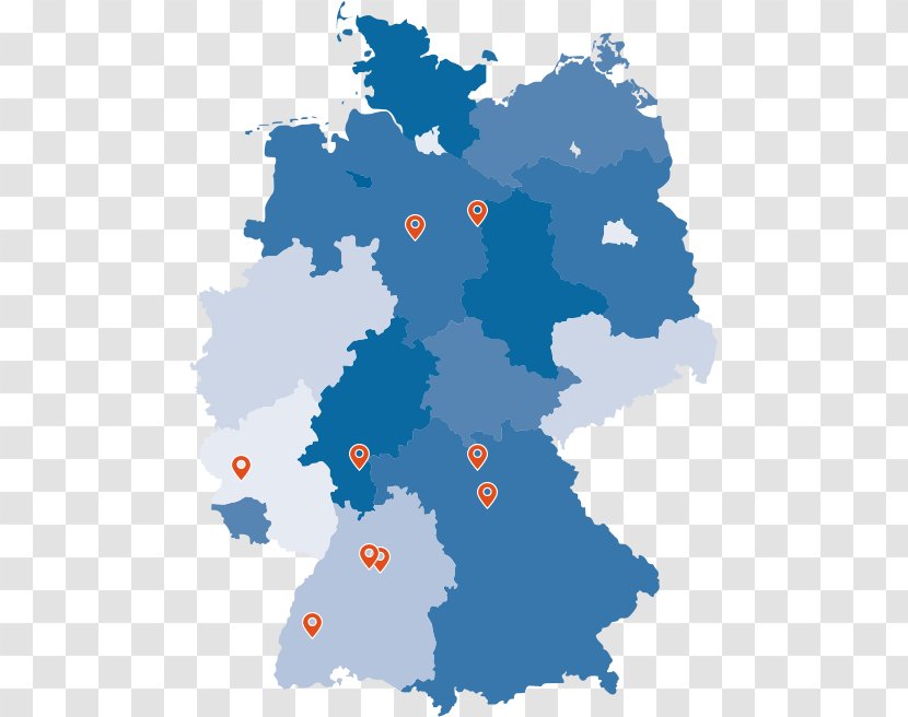 Germany Vector Map - Tree Transparent PNG