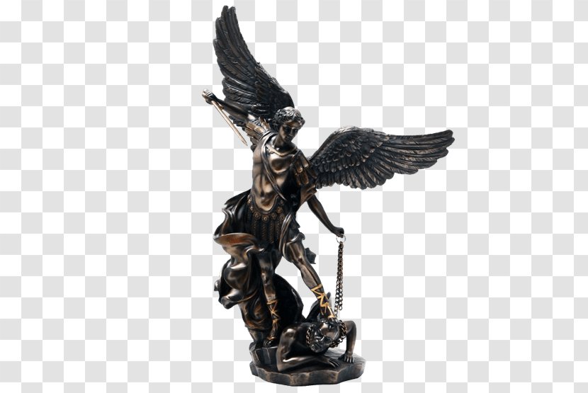Michael Angels Statue Sculpture Lucifer - Raphael - Angel Transparent PNG