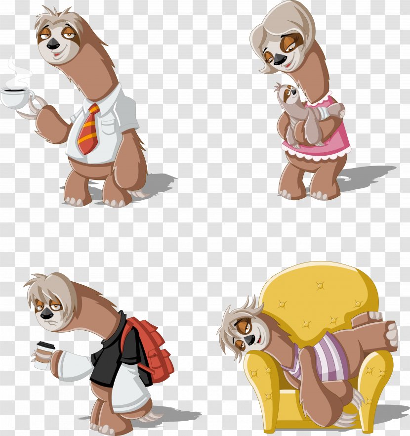 Sloth Royalty-free Cartoon - Toy Transparent PNG