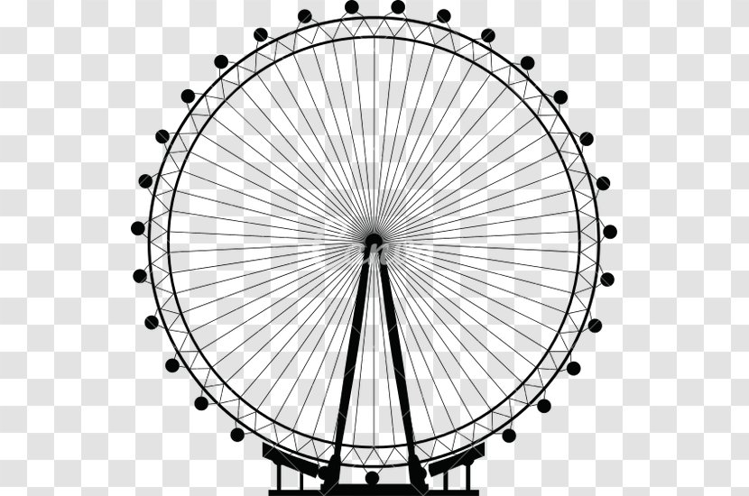 London Eye Big Ben Westminster - Bicycle Wheel Transparent PNG