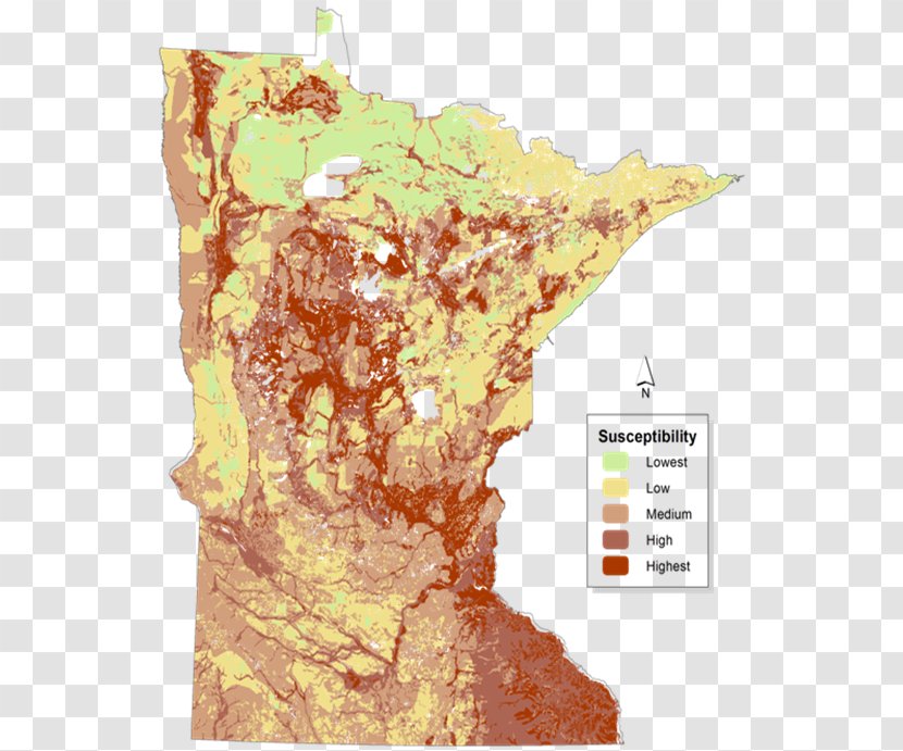 Minnesota Contamination Map Groundwater Pollution Transparent PNG
