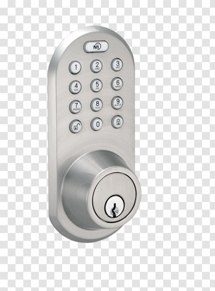 Dead Bolt Remote Controls Lock Keypad Door - Lockset - Electronic Locks Transparent PNG