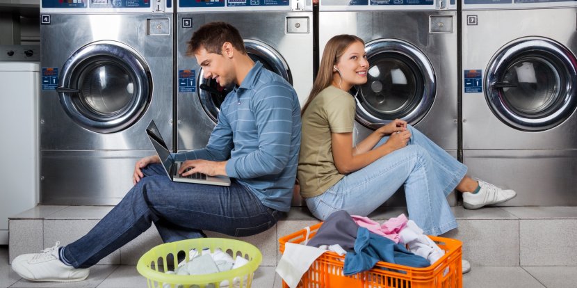 Self-service Laundry Stock Photography Washing Machines Room Transparent PNG
