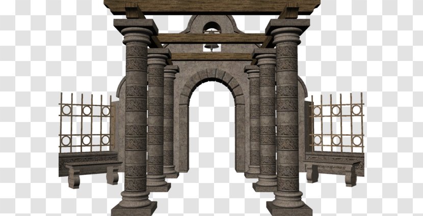 Arch Column Door Clip Art - Furniture Transparent PNG