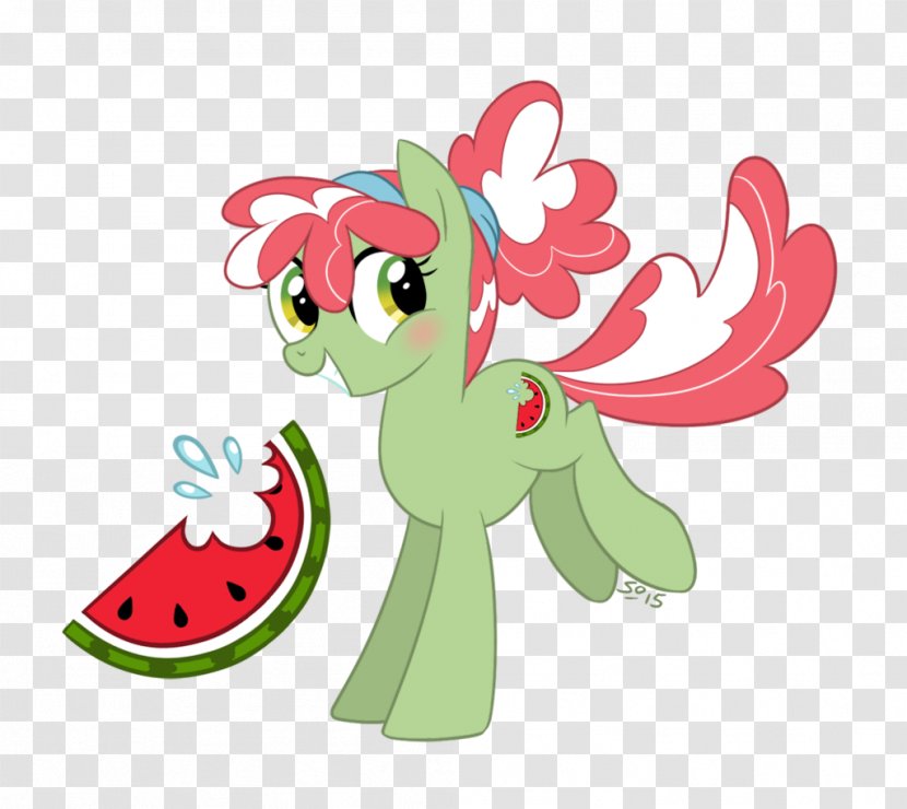 Pony Watermelon Fan Art Horse Transparent PNG