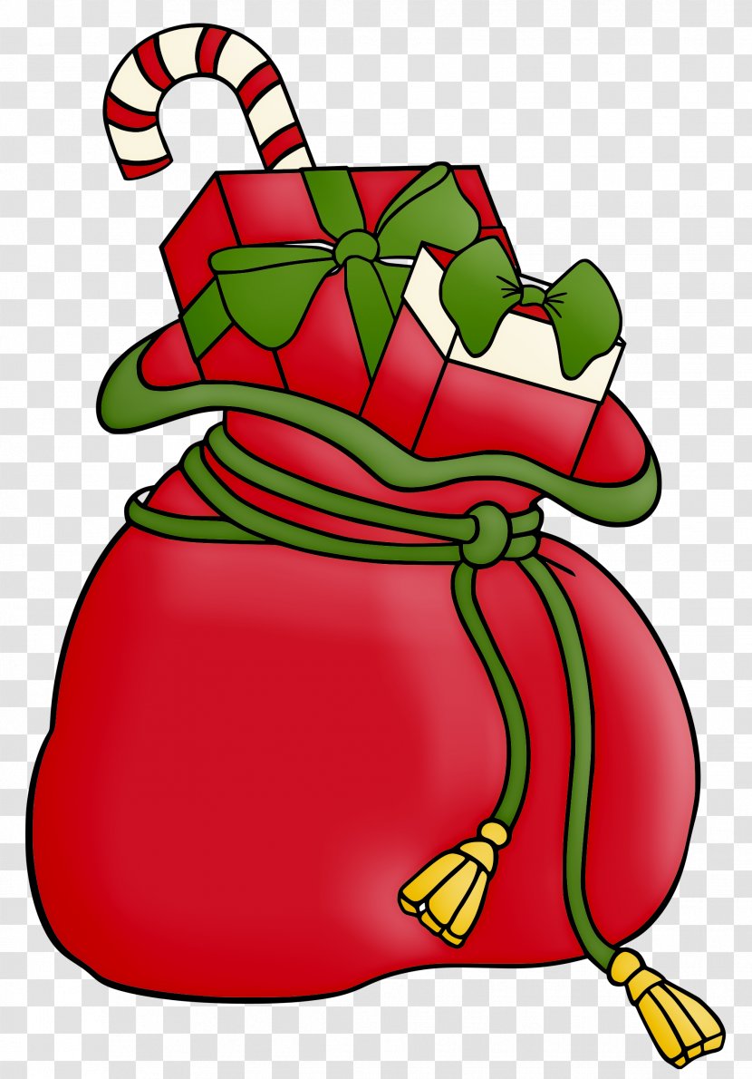 Clip Art Christmas Illustration Vector Graphics Image - Santa Claus - Sacks Ornament Transparent PNG
