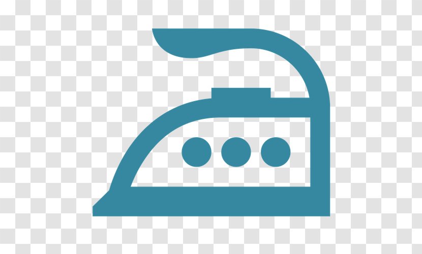 Clothes Iron Icon Design - Blue Transparent PNG