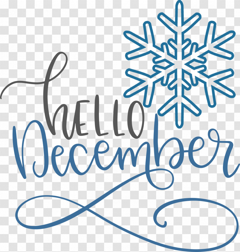 Hello December Winter December Transparent PNG