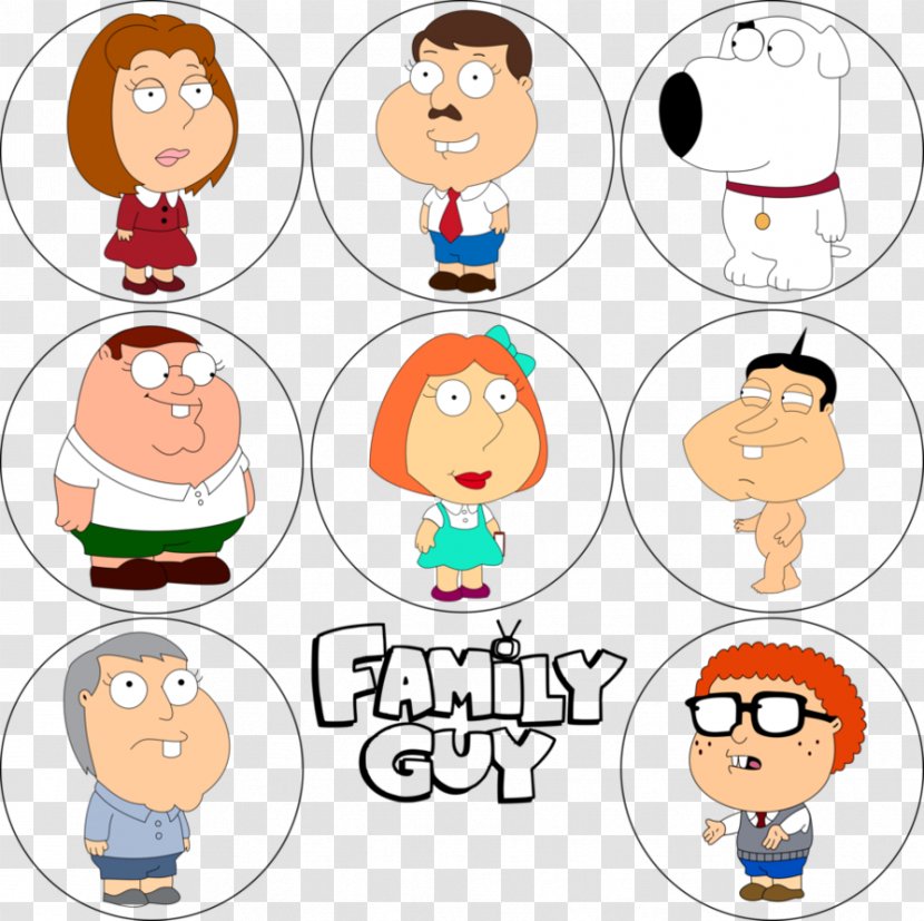 Peter Griffin Stewie Brian Character Drawing - Cheek - Family Guy Transparent PNG