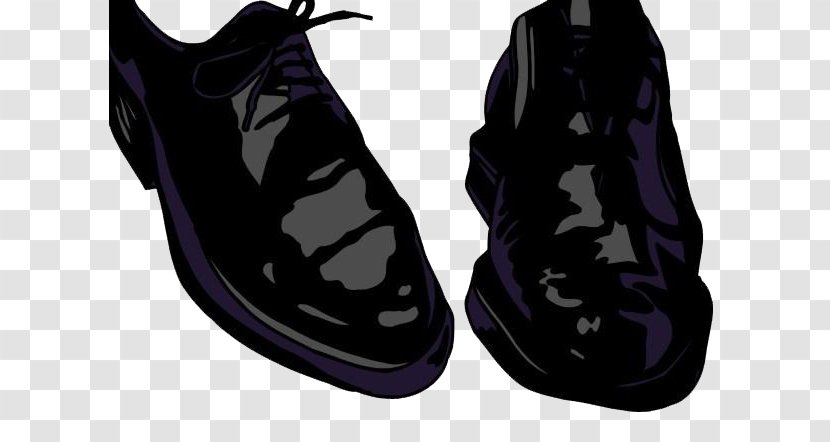 Dress Shoe Leather Polish - Black Shoes Transparent PNG