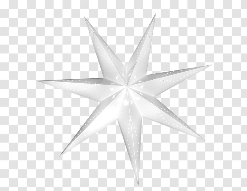 Star Christmas Snowflake Symmetry La Plxe9iade - Seven-pointed Decorative Material Transparent PNG