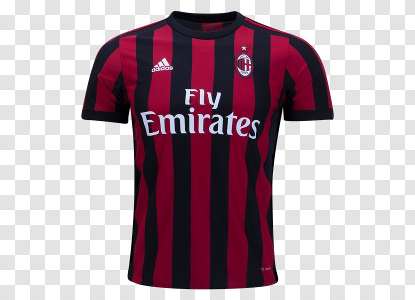 A.C. Milan Primavera T-shirt Jersey - Sleeve Transparent PNG