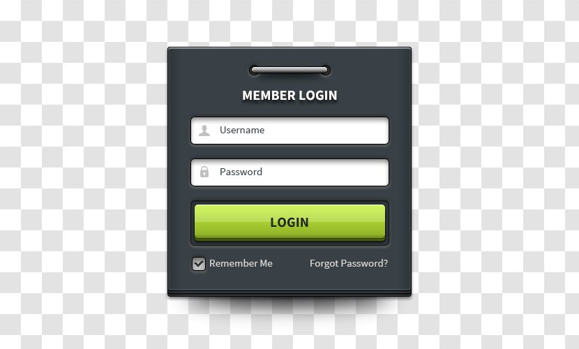 Login User Interface Android Icon - Button Transparent PNG