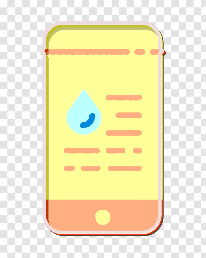 Water Icon Smartphone Icon Touch Screen Icon Transparent PNG