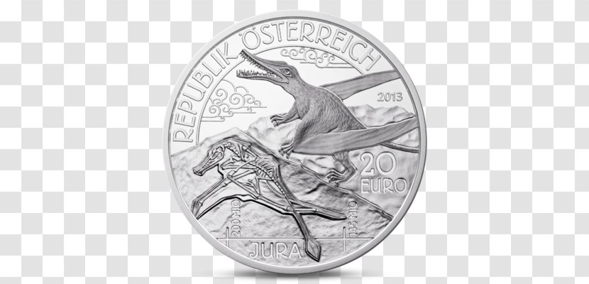 Silver Coin Austria Obverse And Reverse - Jurassic Time Period Transparent PNG