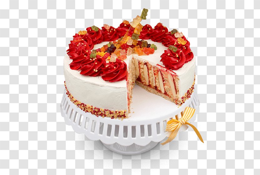 Torte Gummy Bear Fruitcake Red Velvet Cake Waffle - Fruit - Blueberry Cheesecake Transparent PNG