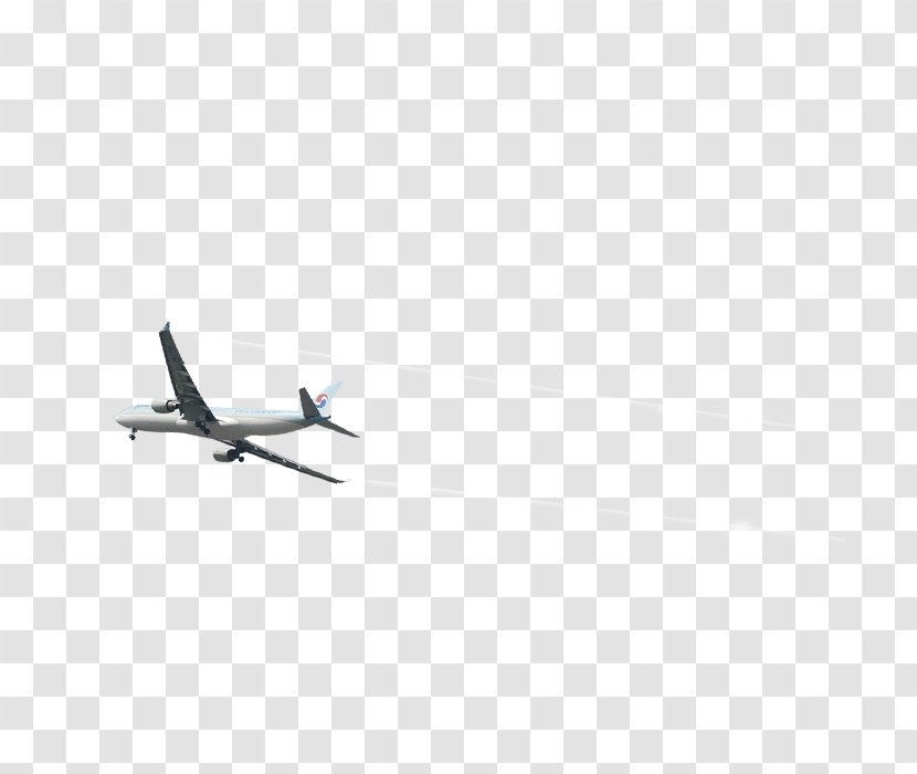 Airplane White Wing Pattern - Aircraft Transparent PNG