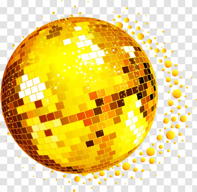 Royalty-free Illustration - Gold - Vector Painted Golden Globe Transparent PNG