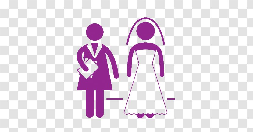 Bridesmaid Wedding Men Going Their Own Way Clip Art - Purple - Community Hall Transparent PNG