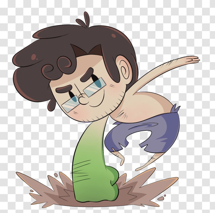 DeviantArt Fan Art Clip - Cartoon - Bruce Banner Transparent PNG